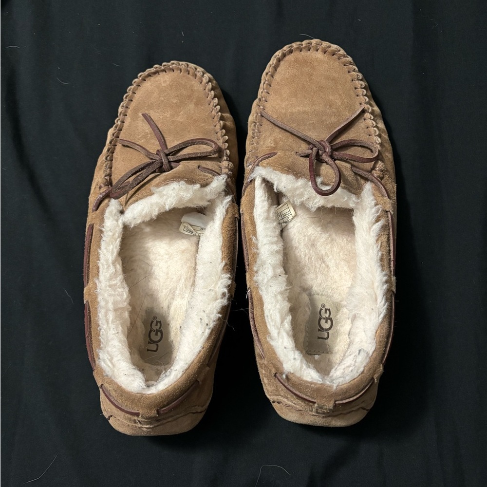 UGG Women’s Dakota chestnut slippers. Very comfortable and warm!